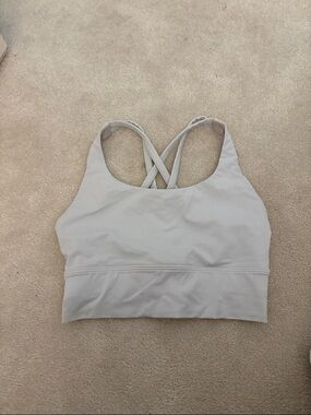 Off white lululemon Sports Bra